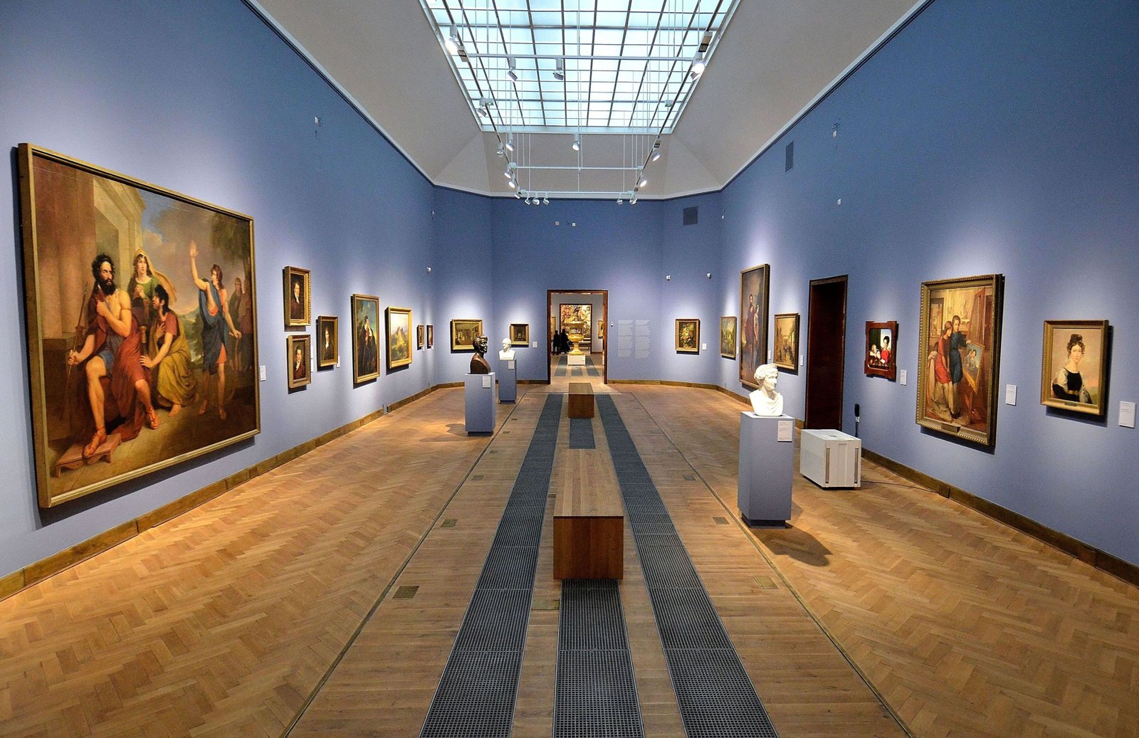 The 19th-century gallery at the National Museum in Warsaw, October 2012.