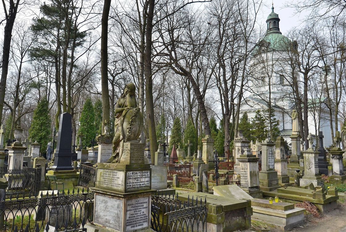Stare Powązki cemetery, March 2015.